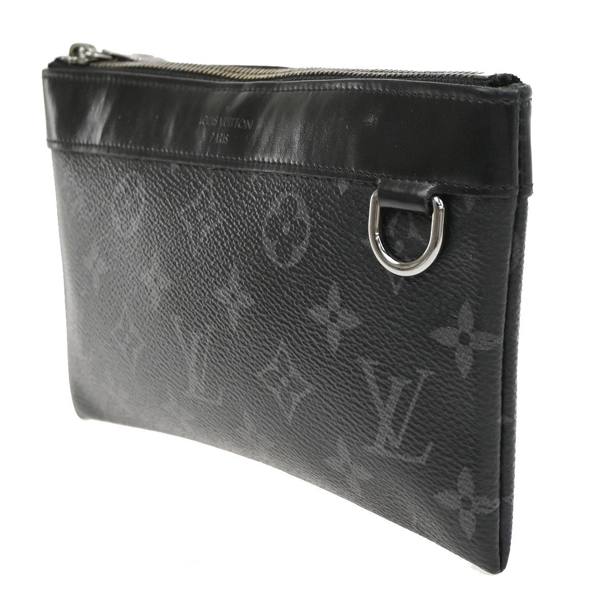 LOUIS VUITTON Pochette Discovery PM Wallet Monogram Eclipse BK M44323 62CA952