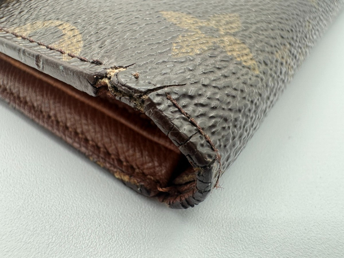 LOUIS VUITTON Porte Tresor Etui Papier Trifold Wallet Monogram BN M61202 04KD002