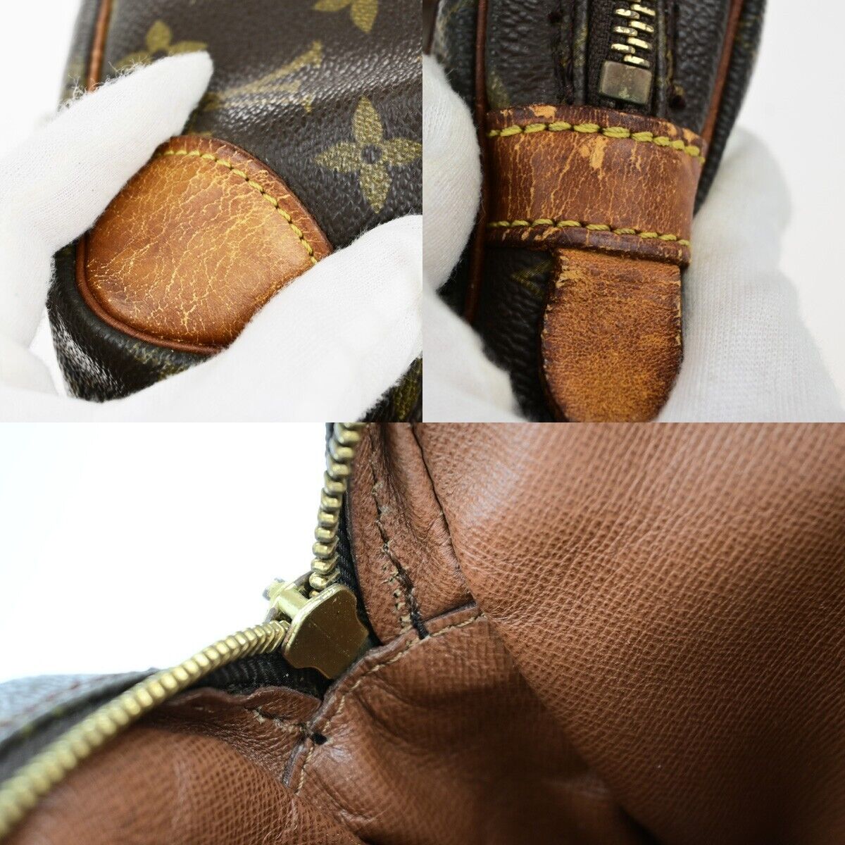 LOUIS VUITTON Marly Dragonne GM Clutch Hand Bag Monogram Brown M51825 67ED026