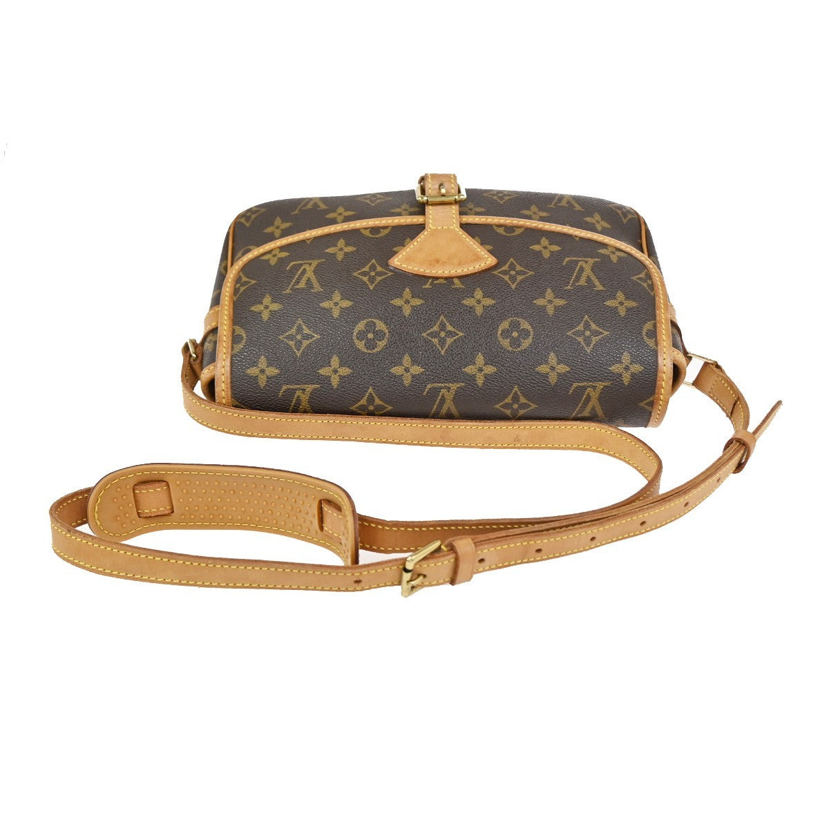 LOUIS VUITTON Sologne Shoulder Bag Monogram Leather Brown France M42250 59CA915
