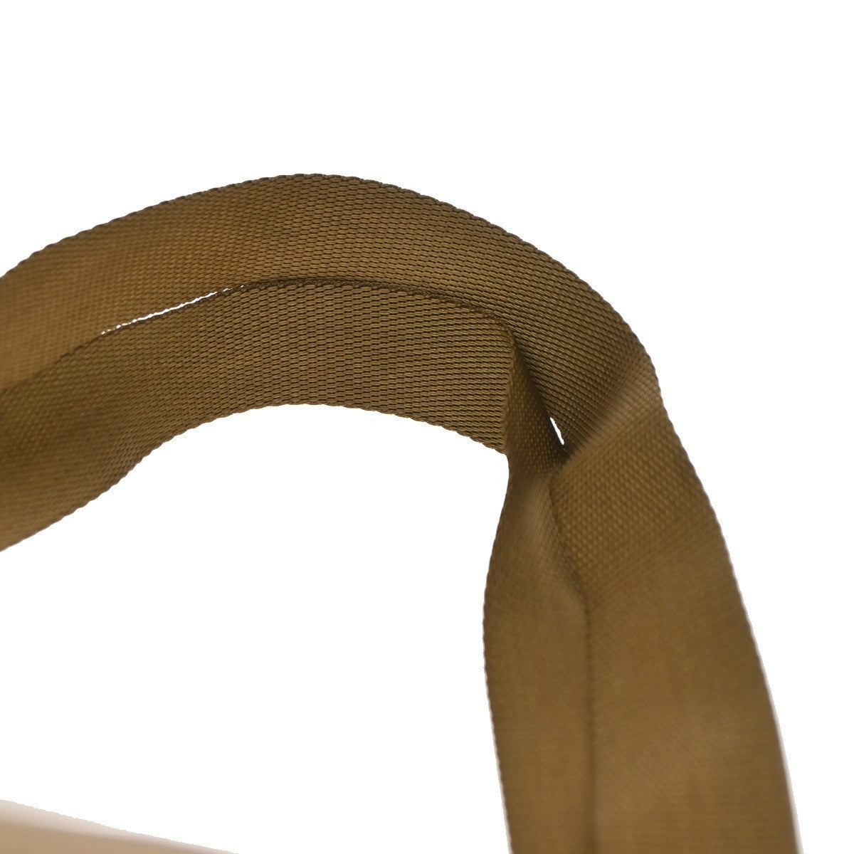 PRADA MILANO Shoulder Bag Nylon Canvas Leather Brown GHW Italy 62TA707