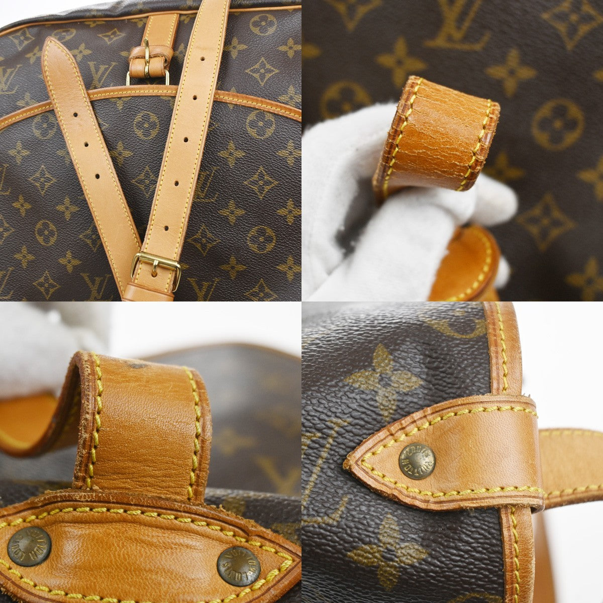 LOUIS VUITTON Saumur 35 Shoulder Bag Monogram Leather BN France M42254 16CA798