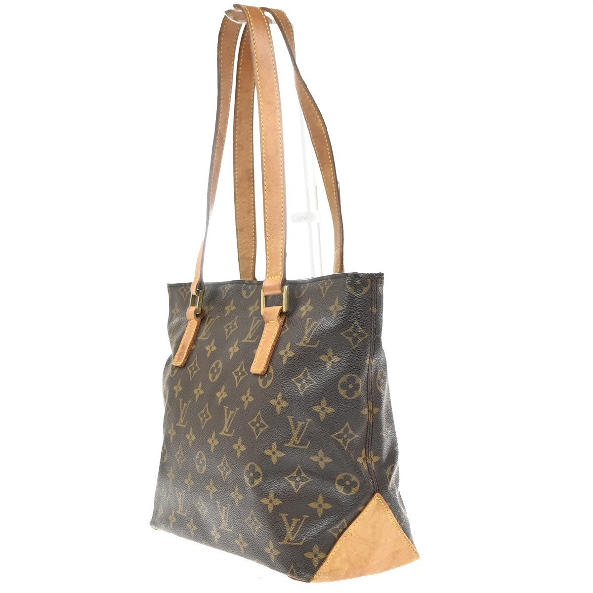 LOUIS VUITTON Cabas Piano Shoulder Bag Monogram Leather Brown M51148 87MA529