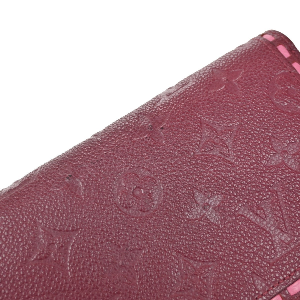 LOUIS VUITTON Zippy Wallet Long Wallet Monogram Empreinte Raisin M64803 73KB340