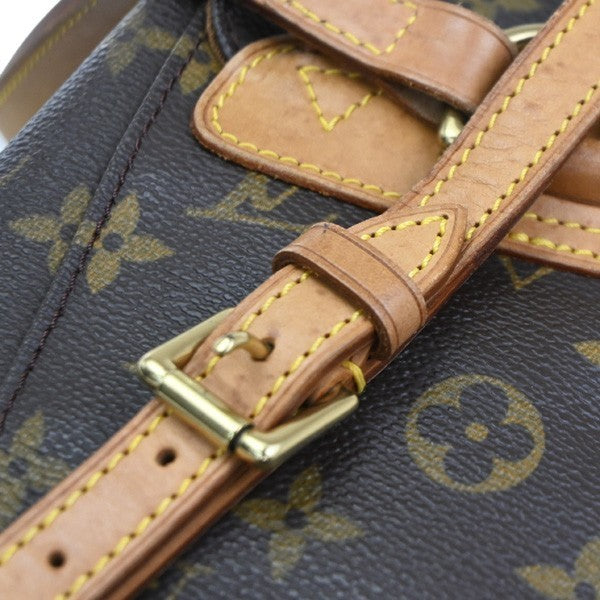 LOUIS VUITTON Mini Montsouris Backpack Bag Monogram Leather Brown M51137 99KC274