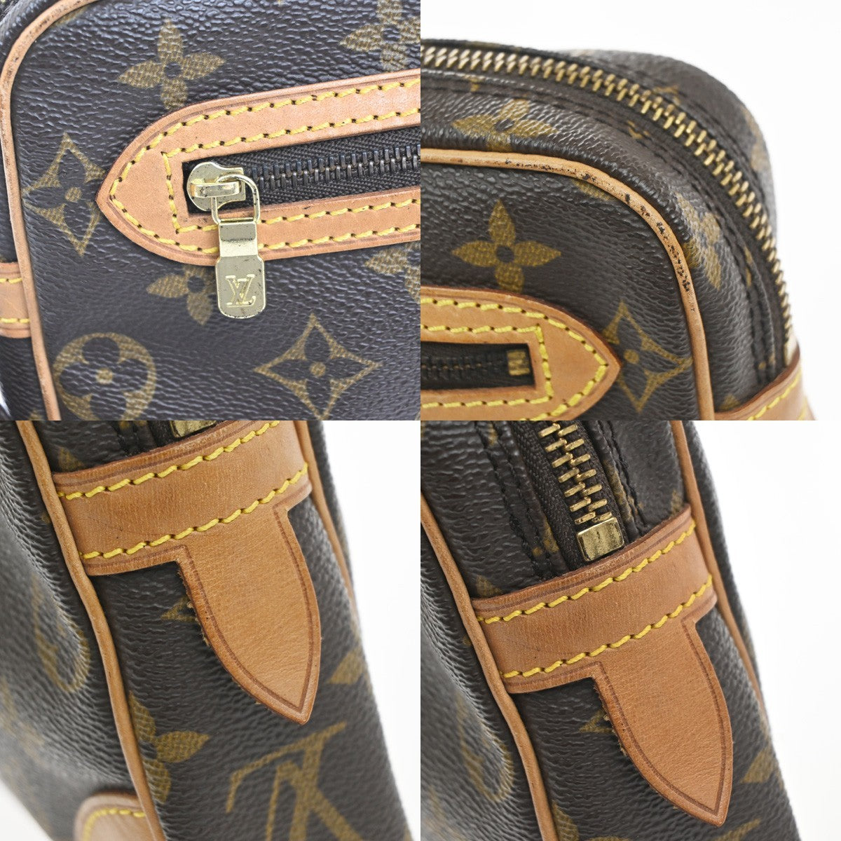 LOUIS VUITTON Marly Dragonne GM Clutch Hand Bag Monogram Brown M51825 33MA520