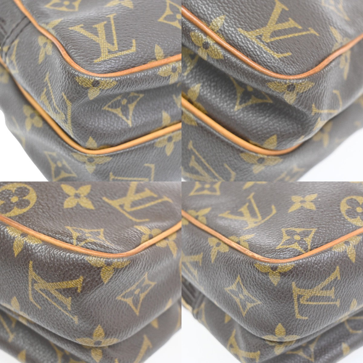 LOUIS VUITTON Mini Amazon Shoulder Bag Monogram Leather Brown M45238 31KC520