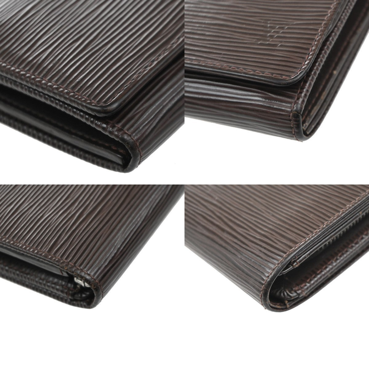 LOUIS VUITTON Portefeuille Tresor Bifold Wallet Epi Leather Brown M6350D 67KP334