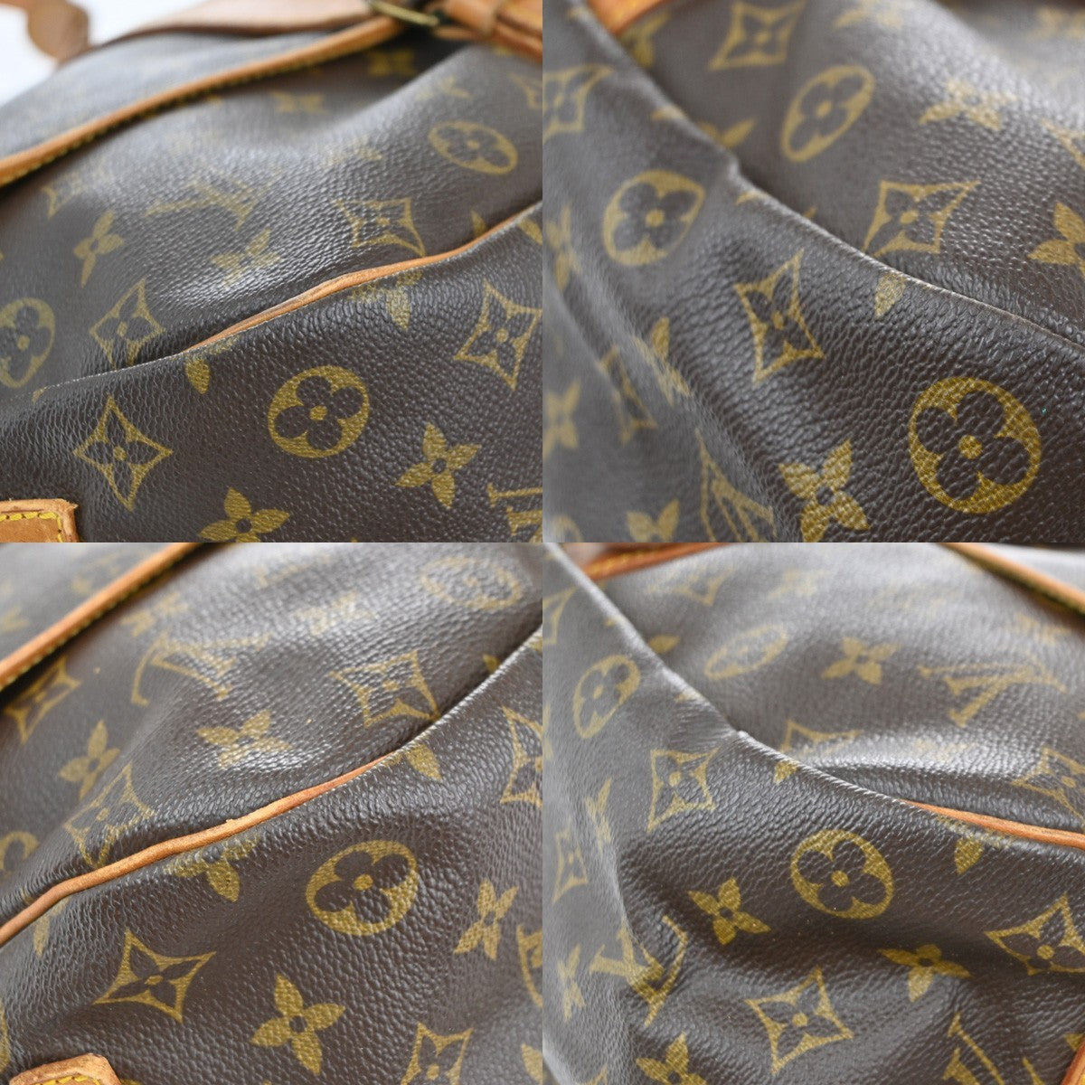 LOUIS VUITTON Saumur 35 Shoulder Bag Monogram Leather BN France M42254 82EG372