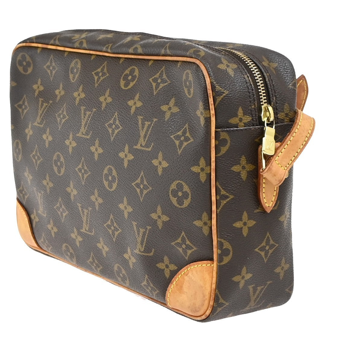 LOUIS VUITTON Trocadero 30 Shoulder Bag Monogram Leather Brown M51272 87ZA299
