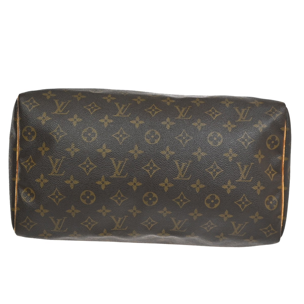 LOUIS VUITTON Speedy 35 Travel Hand Bag Monogram Leather Brown M41524 64TA279