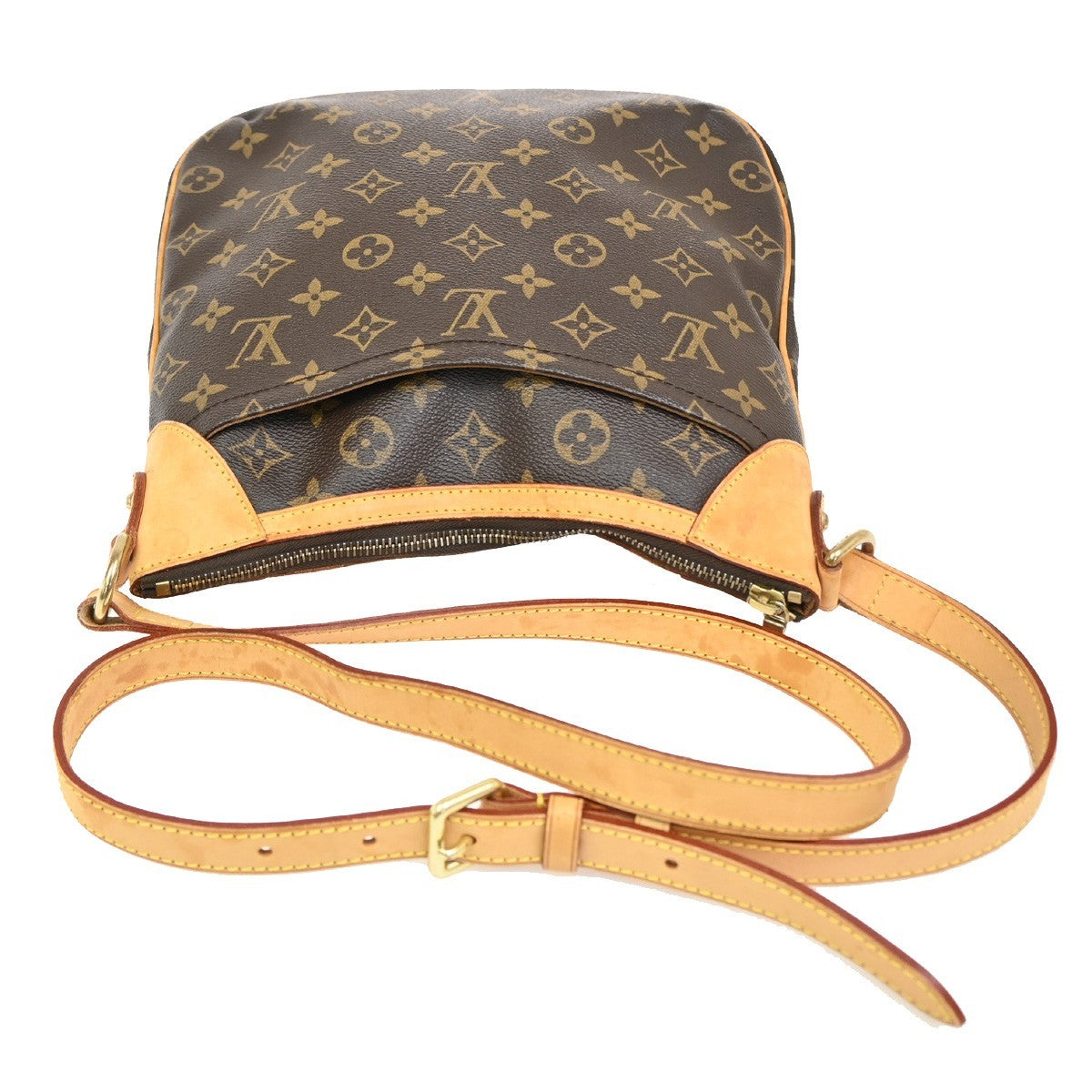 LOUIS VUITTON Odeon PM Shoulder Bag Monogram Leather Brown Spain M56390 95MA030