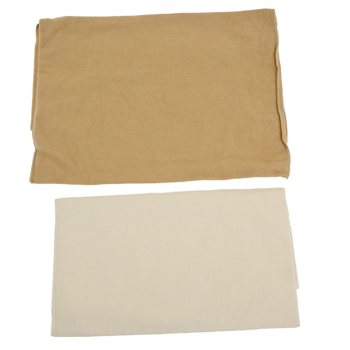 LOUIS VUITTON Logo 10 Set Dust Bag Drawstring Canvas Cotton Beige Brown 09KC872