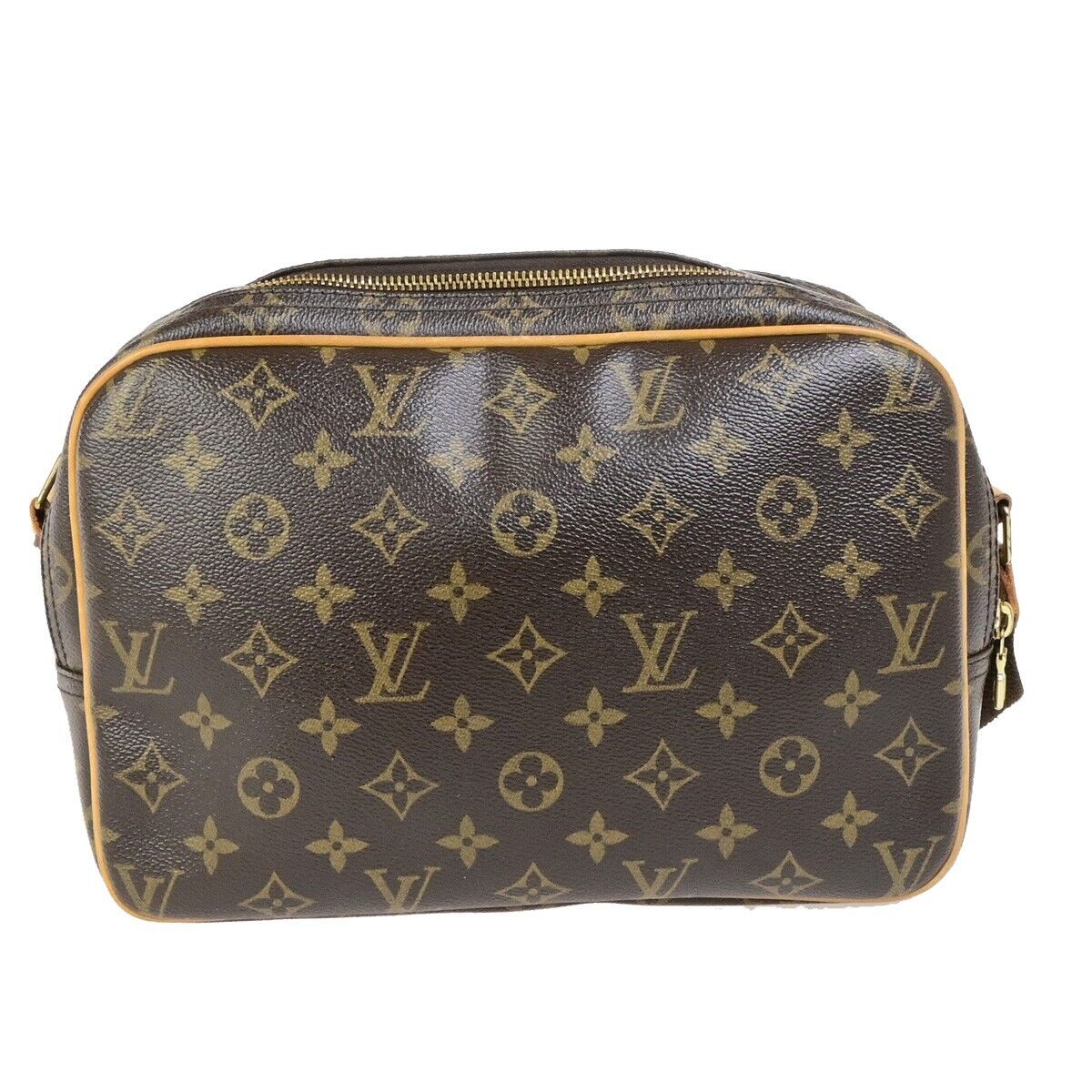 LOUIS VUITTON Reporter PM Crossbody Shoulder Bag Monogram Leather M45254 73FB274