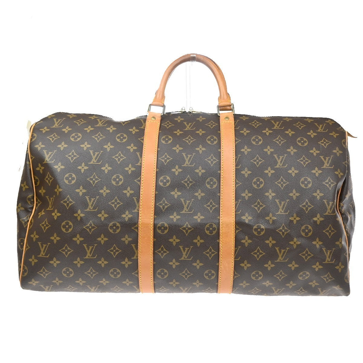 LOUIS VUITTON Keepall 55 Travel Hand Bag Monogram Leather Brown M41424 98SA120