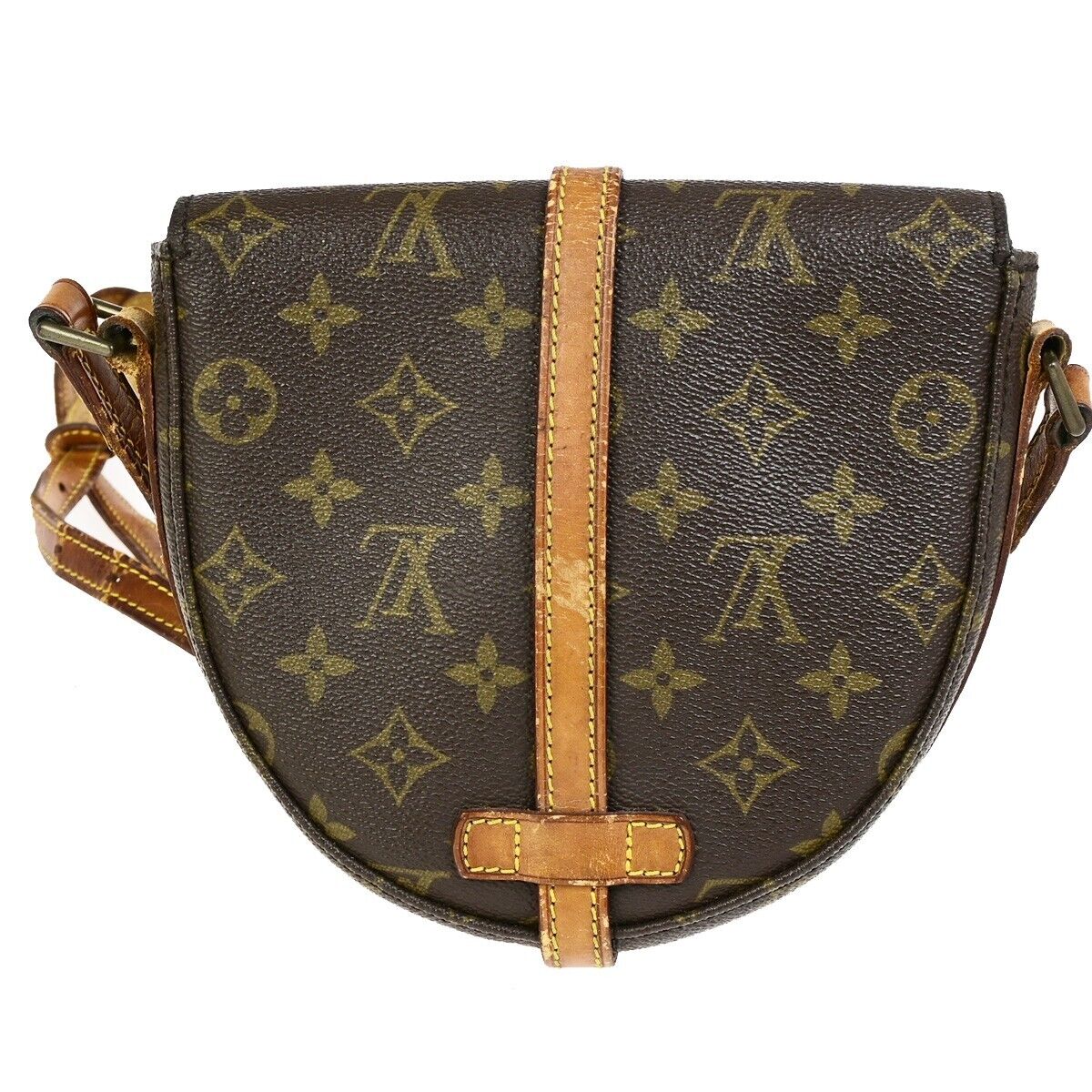 LOUIS VUITTON Chantilly PM Shoulder Bag Monogram Leather Brown M51234 69SJ463