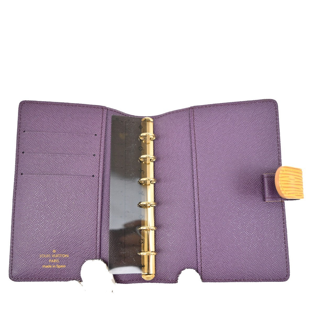 LOUIS VUITTON Agenda PM Notebook Cover Epi Leather Yellow M63559 09TA295