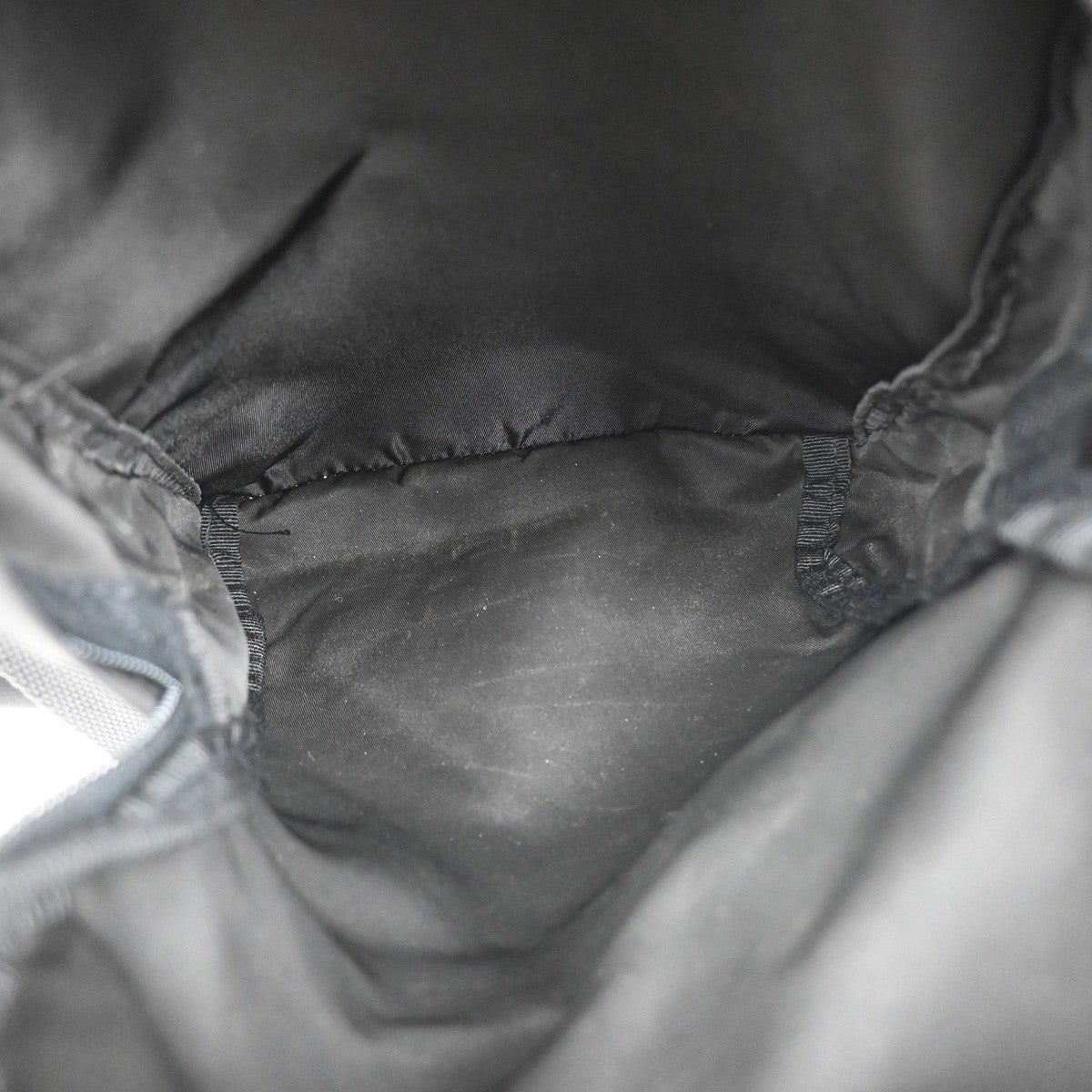 PRADA Logo Tessuto Backpack Bag Nylon Black Nero SHW Italy 20EF402