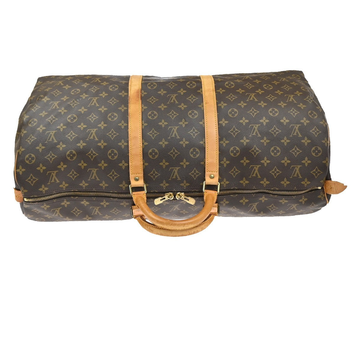 LOUIS VUITTON Keepall 60 Travel Hand Bag Monogram Leather Brown M41422 70MA525