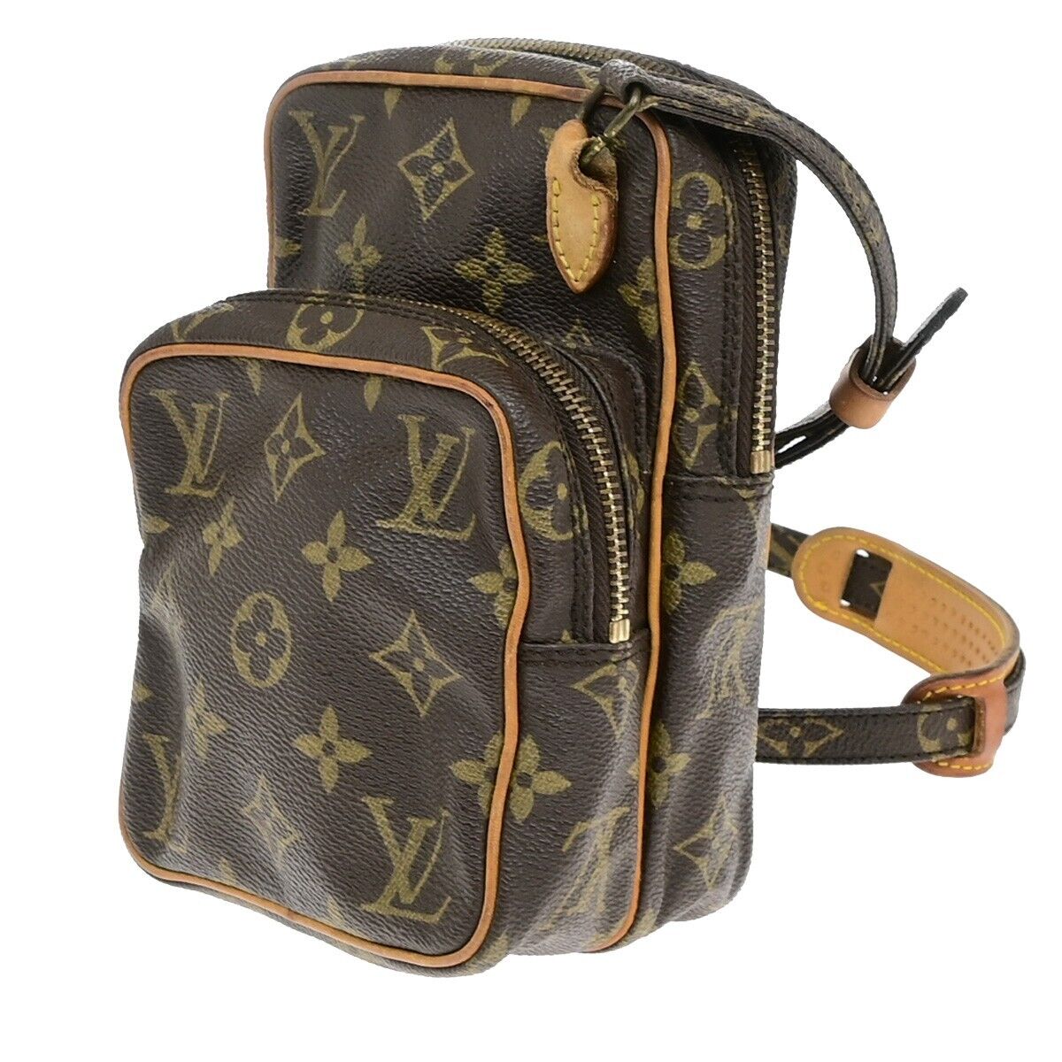 LOUIS VUITTON Mini Amazon Shoulder Bag Monogram Leather Brown M45238 85ED866