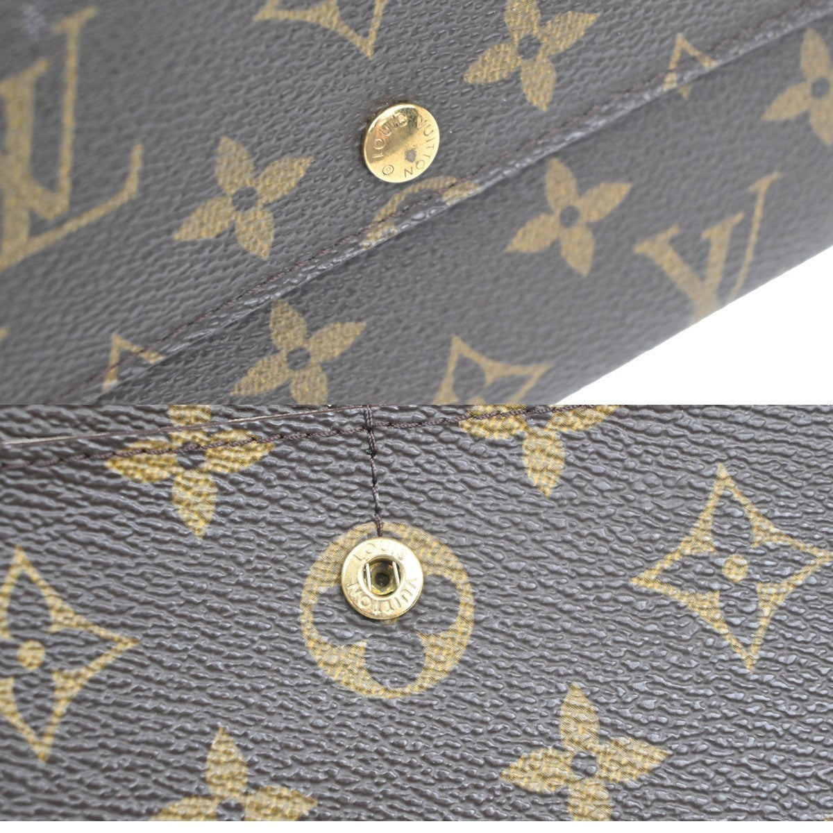 LOUIS VUITTON Porte Monnaie Credit Wallet Monogram Leather BN M61725 30MA562