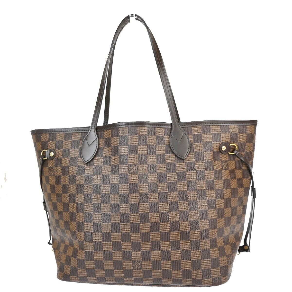 LOUIS VUITTON Neverfull MM Shoulder Tote Bag Damier Leather BN N41603 29EA866