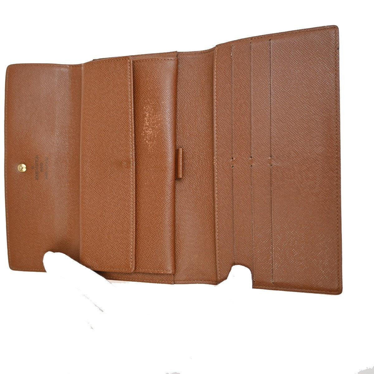 LOUIS VUITTON International Long Trifold Wallet Monogram Brown M61215 04EE198
