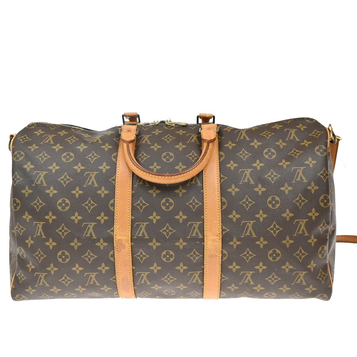 LOUIS VUITTON Keepall Bandouliere 50 2Way Hand Bag Monogram Brown M41416 72EF842