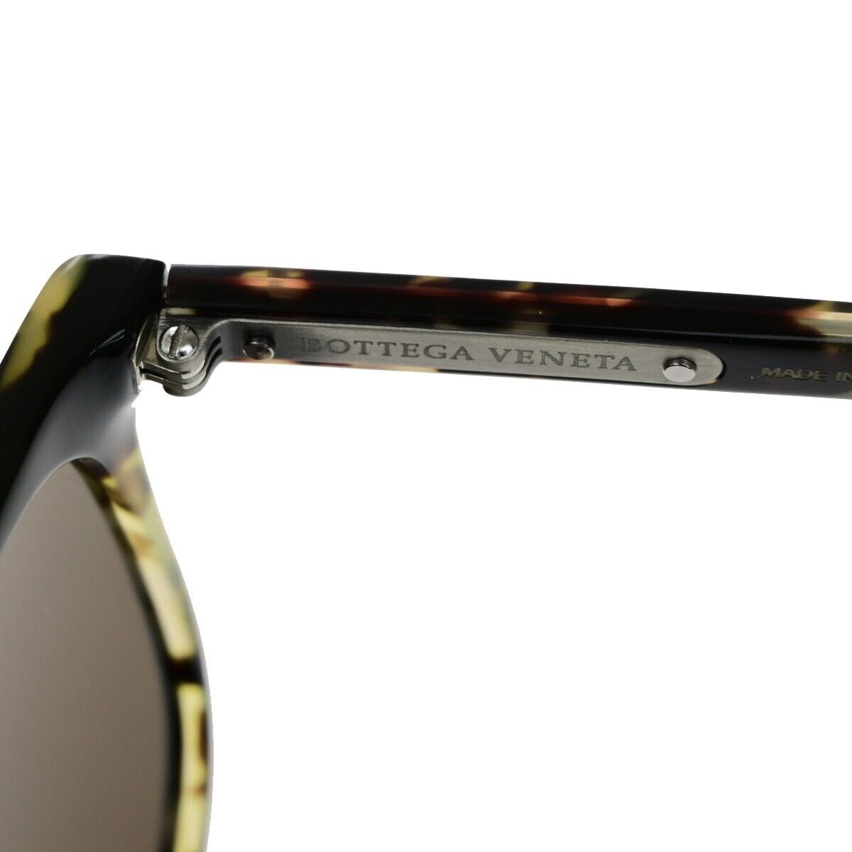 BOTTEGA VENETA Intrecciato Sunglasses Eye Wear Plastic BV0022SA Brown 68YH083