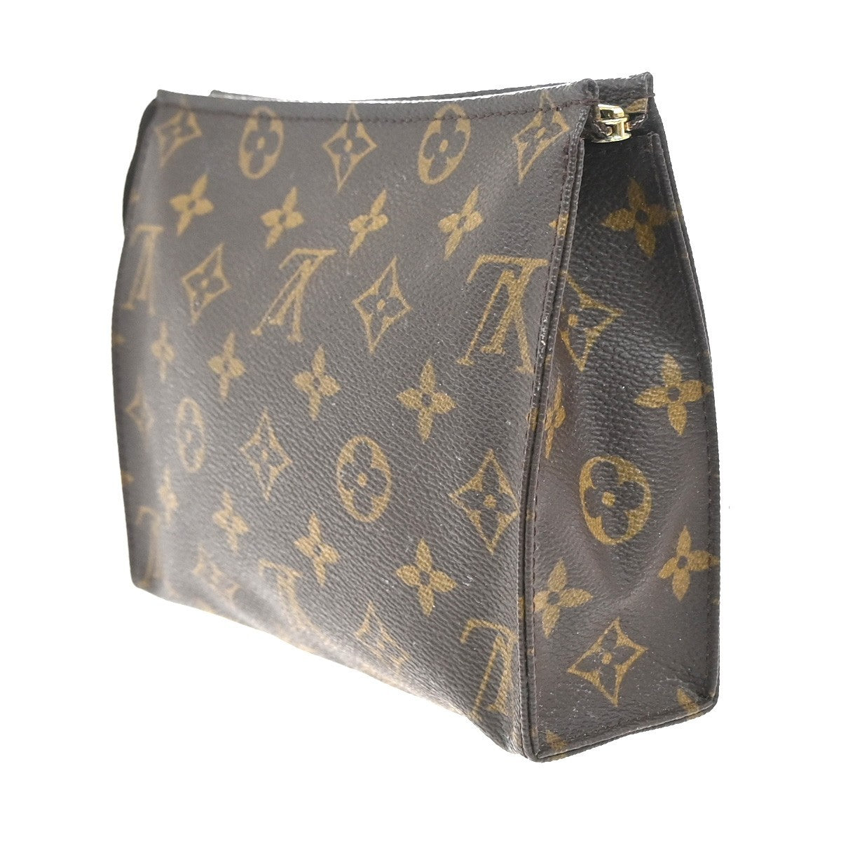 LOUIS VUITTON Poche Toilette 19 Clutch Pouch Bag Monogram Leather M47544 66KC433