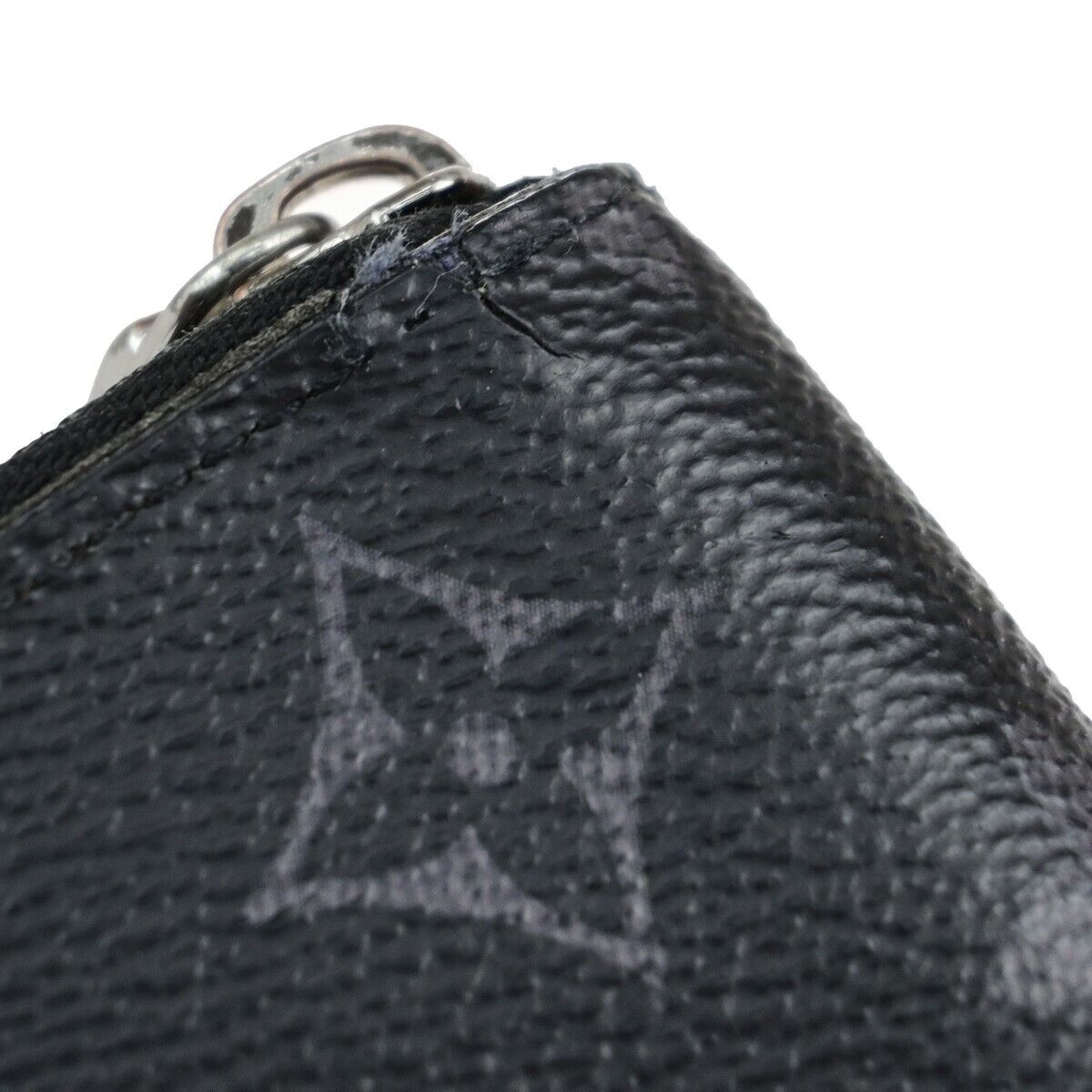 LOUIS VUITTON Zippy Wallet Vertical Monogram Eclipse Leather BK M62295 30EB841