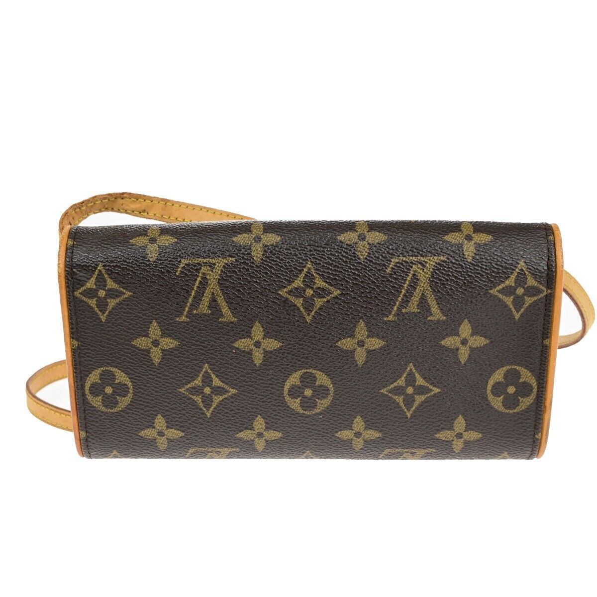 LOUIS VUITTON Pochette Twin PM 2Way Shoulder Clutch Bag Monogram M51854 30EC225