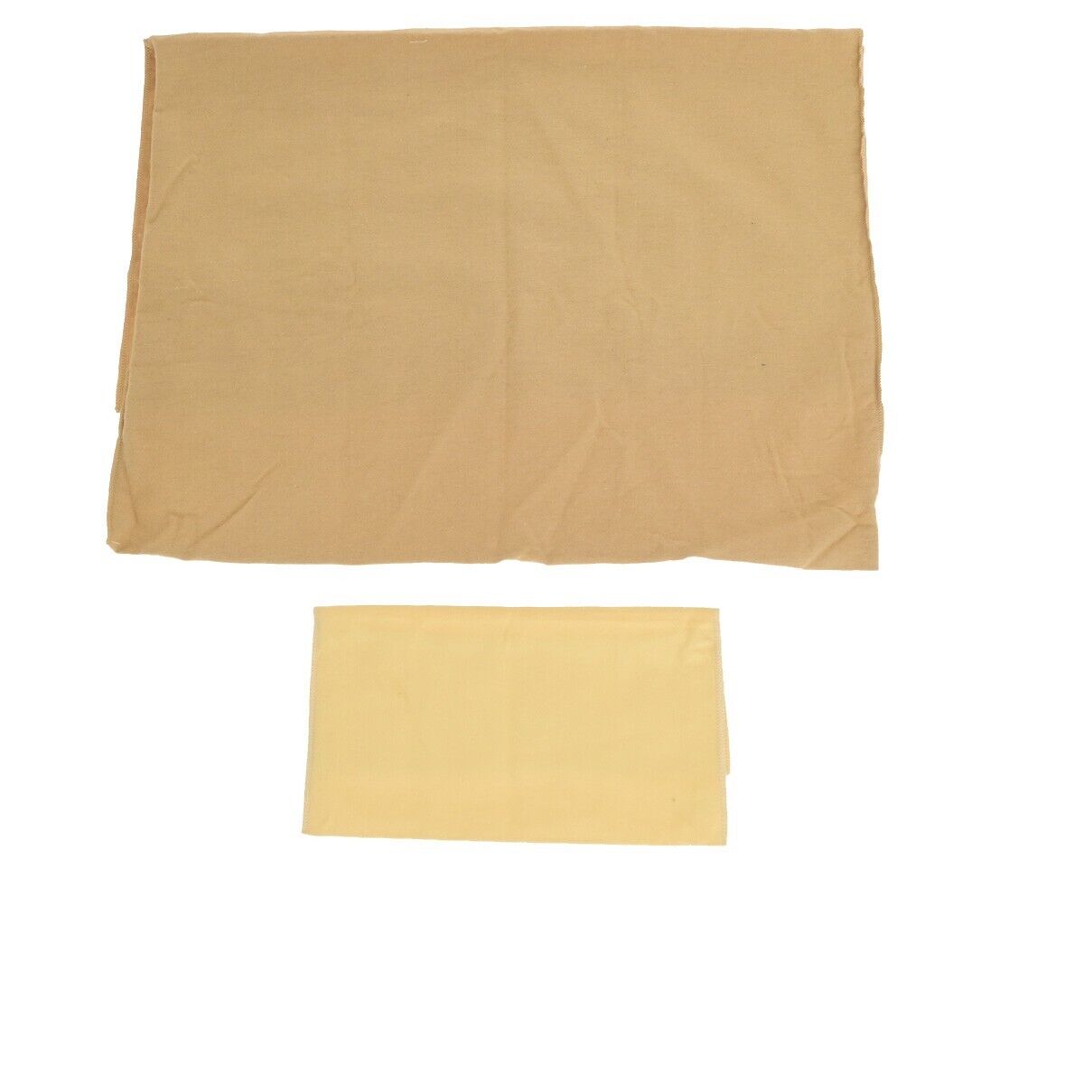 LOUIS VUITTON Logo 10 Set Dust Bag Drawstring Canvas Cotton Beige Brown 08EB517
