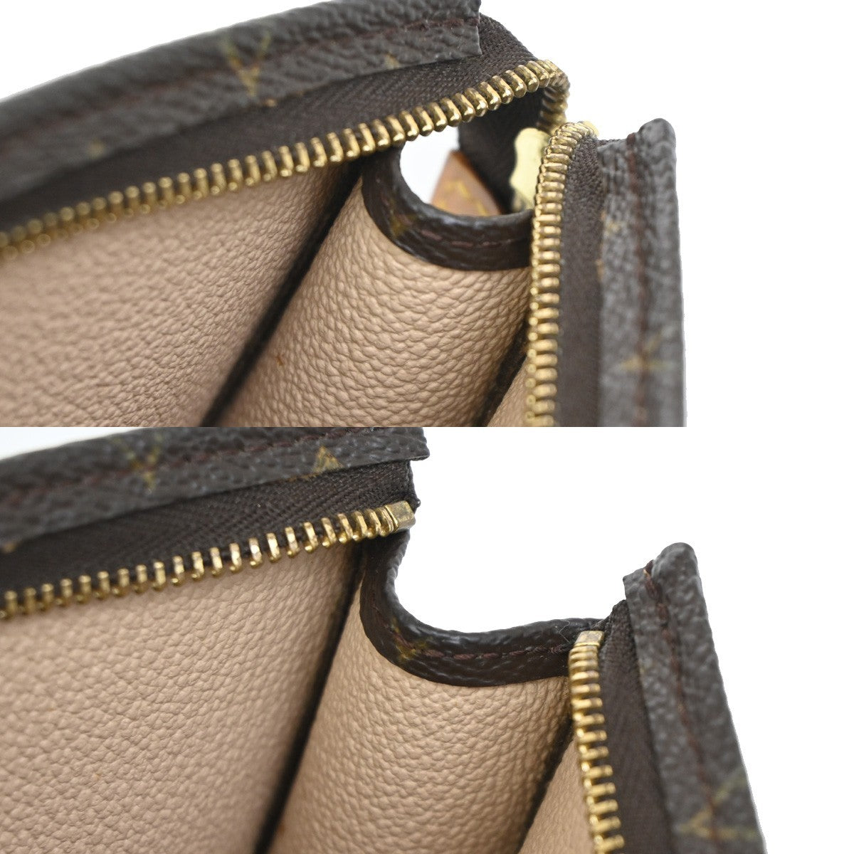 LOUIS VUITTON Poche Toilette 15 Clutch Pouch Bag Monogram Leather M47546 66KB679
