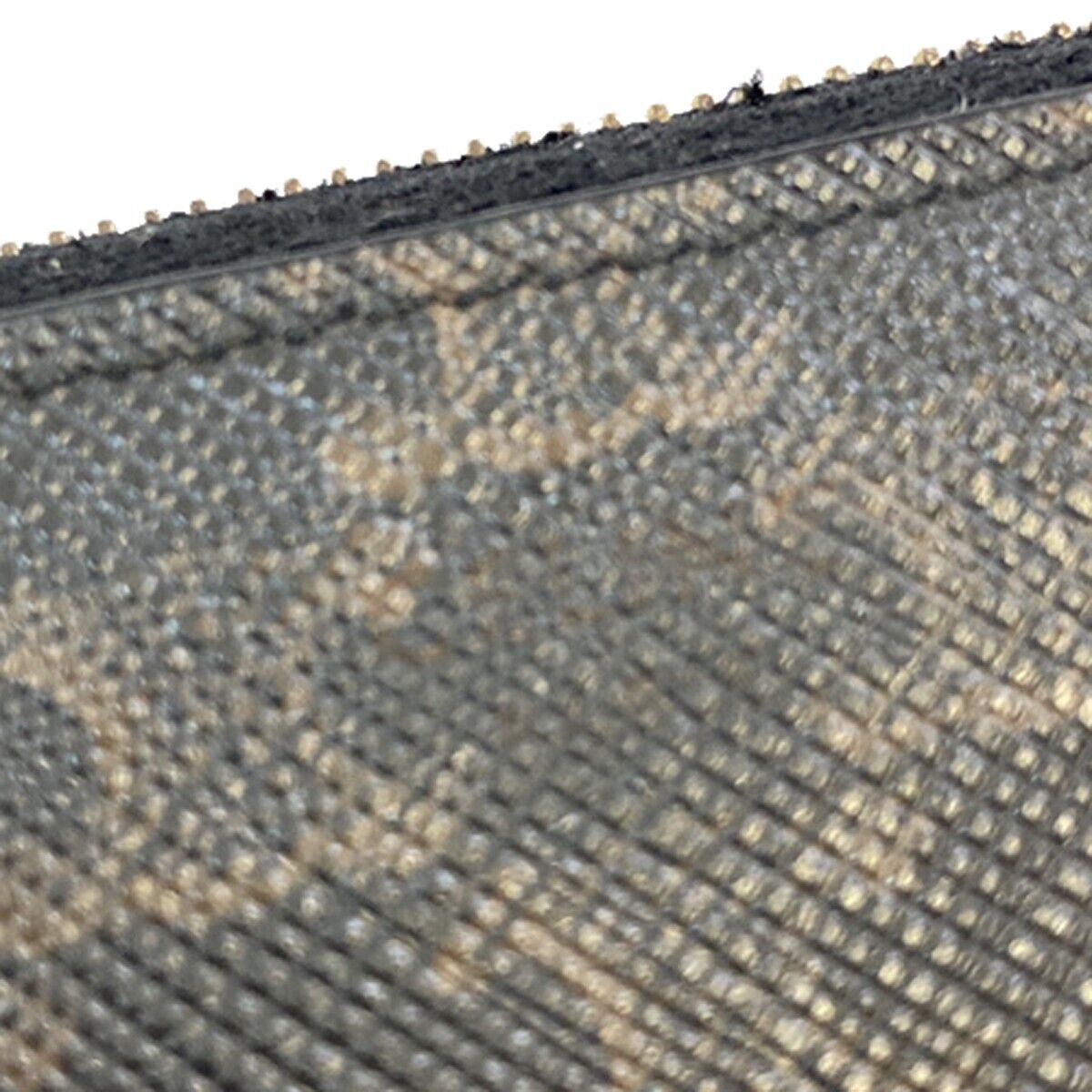 CELINE Triomphe Zip Around Long Bifold Wallet PVC Leather Black Italy 80KA275