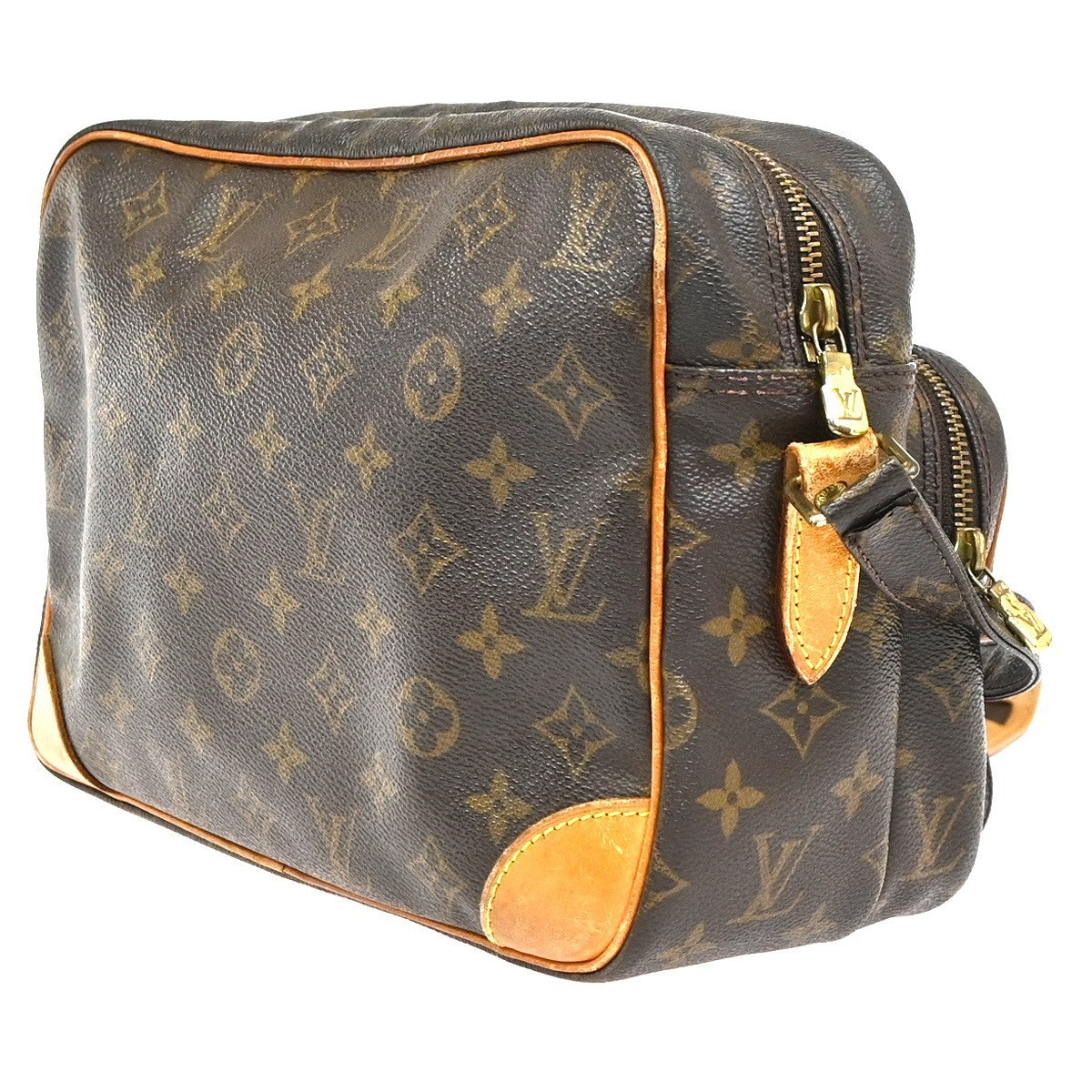 LOUIS VUITTON Nile Crossbody Shoulder Bag Monogram Leather Brown M45244 62CA813