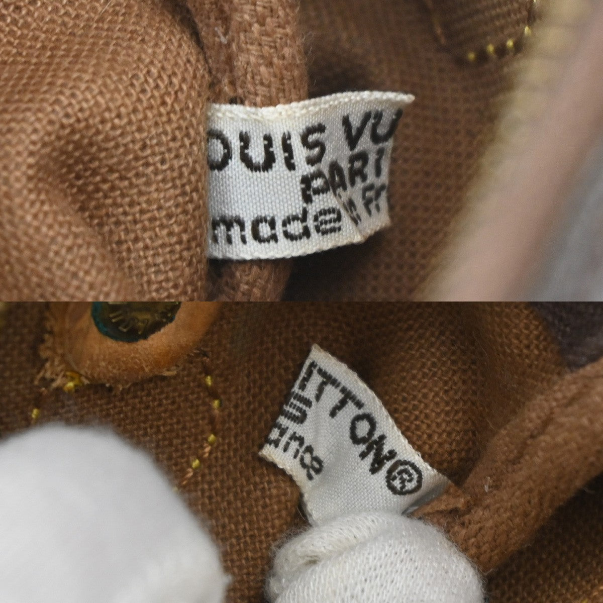 LOUIS VUITTON Mini Speedy Hand Bag Monogram Leather Brown M41534 82CA981
