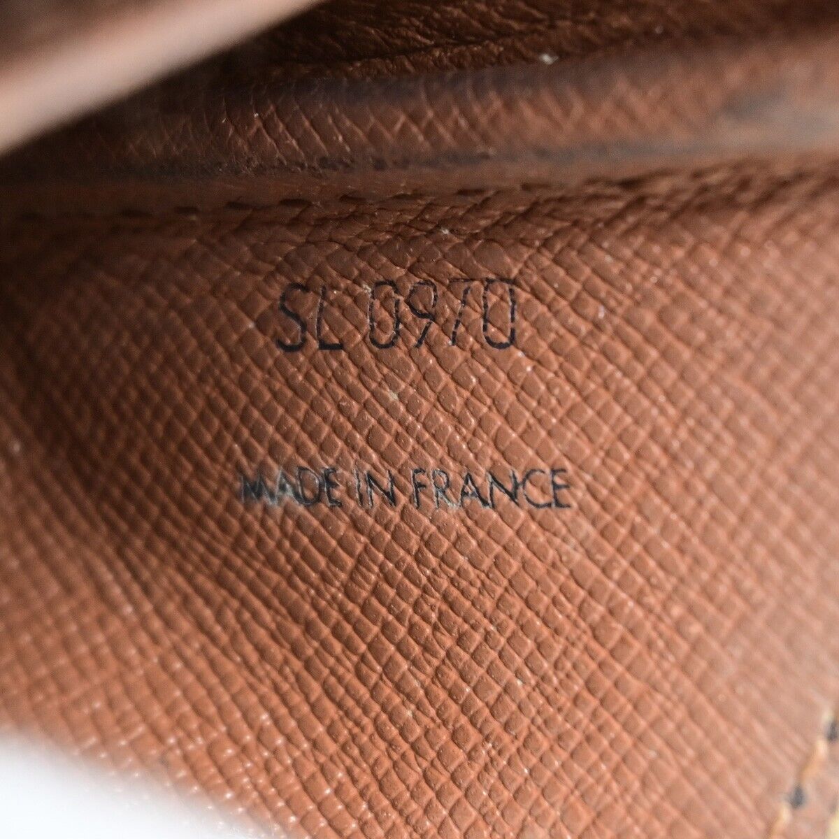 LOUIS VUITTON Cartouchiere MM Shoulder Bag Monogram Leather Brown M51253 68HC030