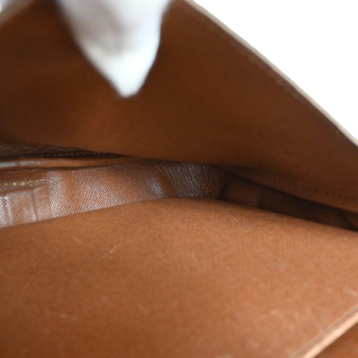LOUIS VUITTON Cartouchiere GM Shoulder Bag Monogram Leather Brown M51252 32EA133