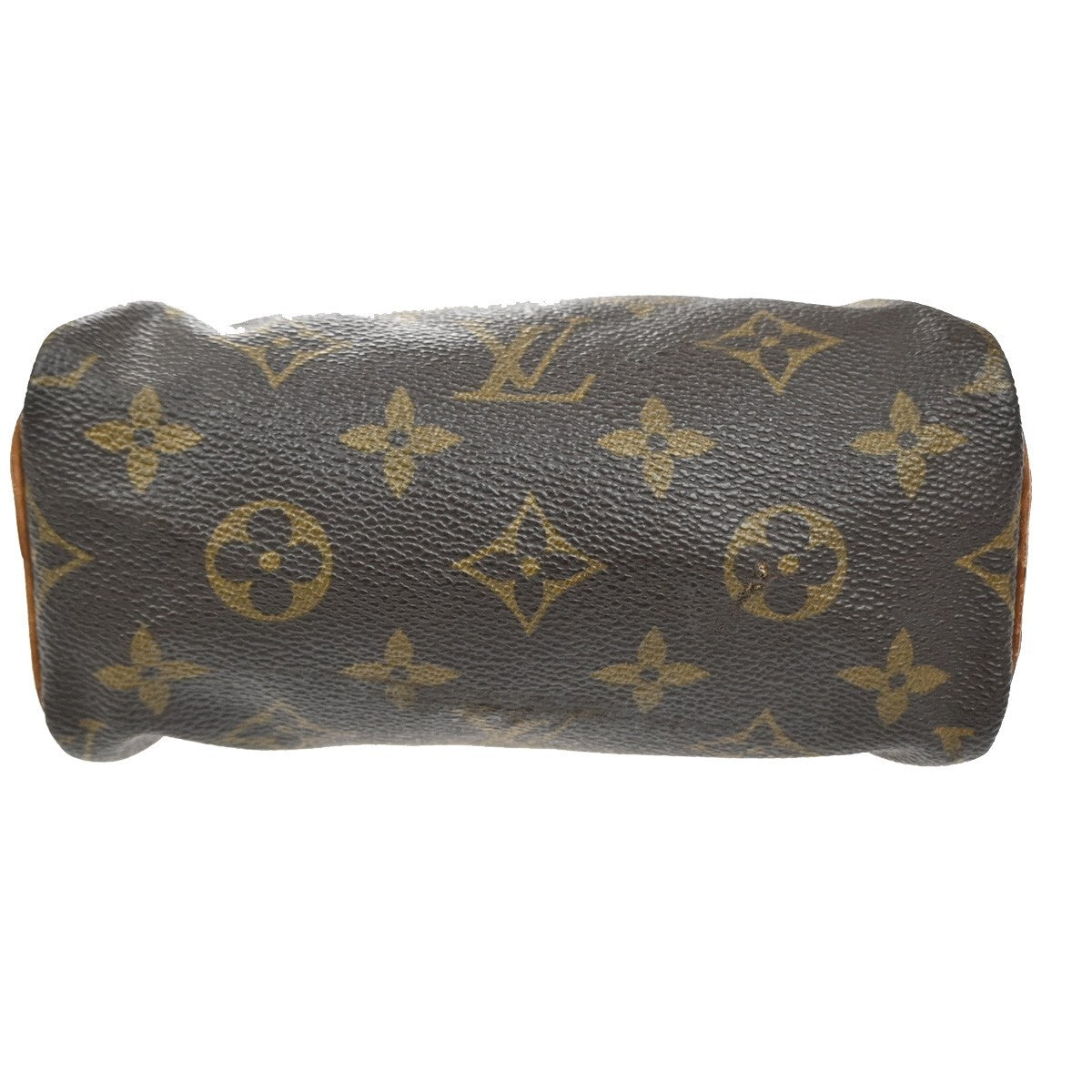 LOUIS VUITTON Mini Speedy Hand Bag Monogram Leather Brown M41534 82CA981
