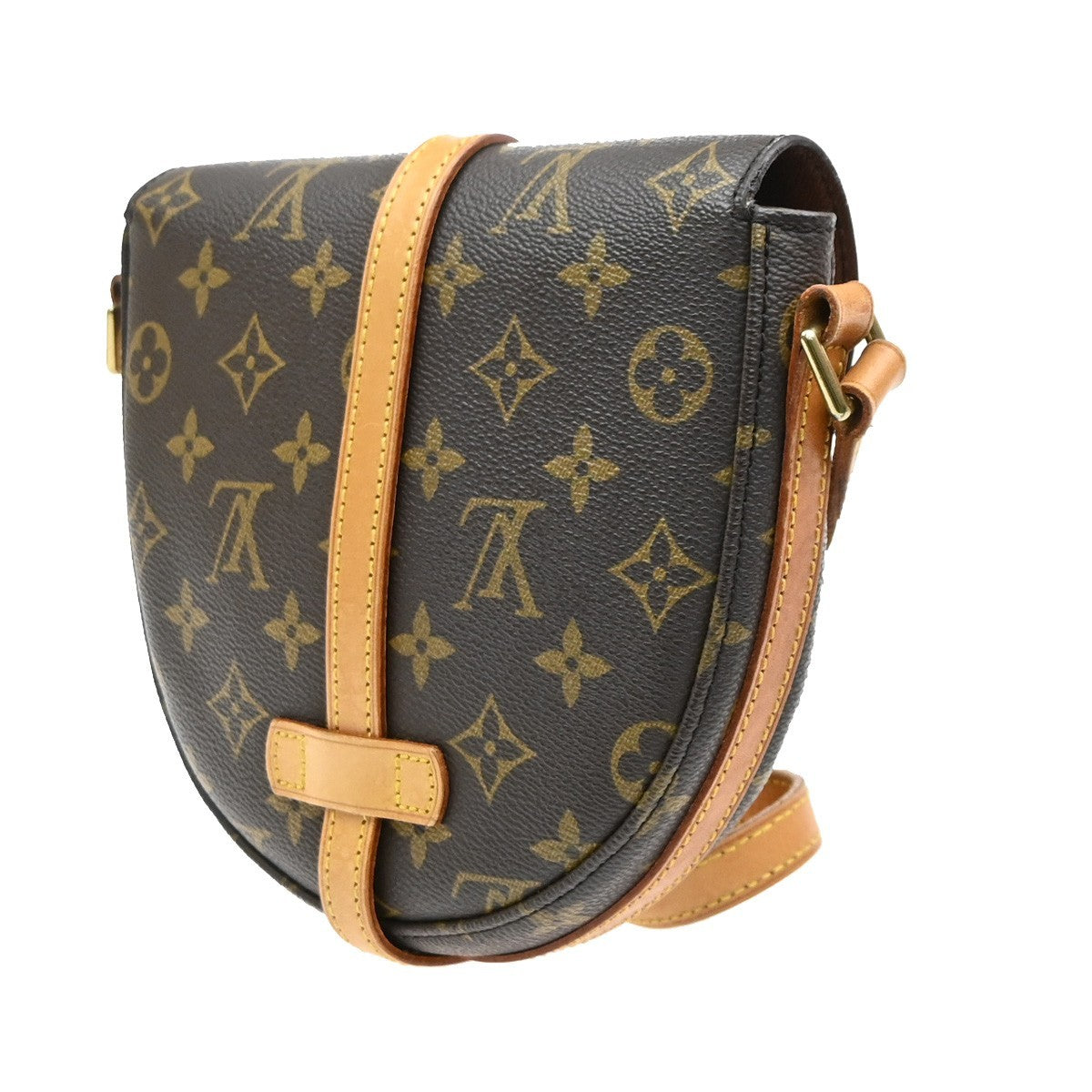 LOUIS VUITTON Chantilly PM Shoulder Bag Monogram Leather Brown M51234 86SA020