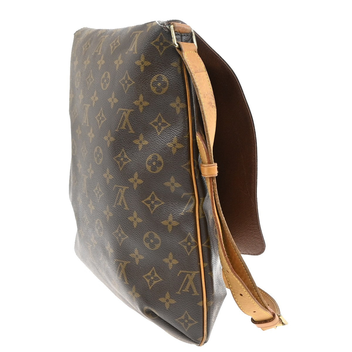 LOUIS VUITTON Musette Shoulder Bag Monogram Leather Brown France M51256 82YH362