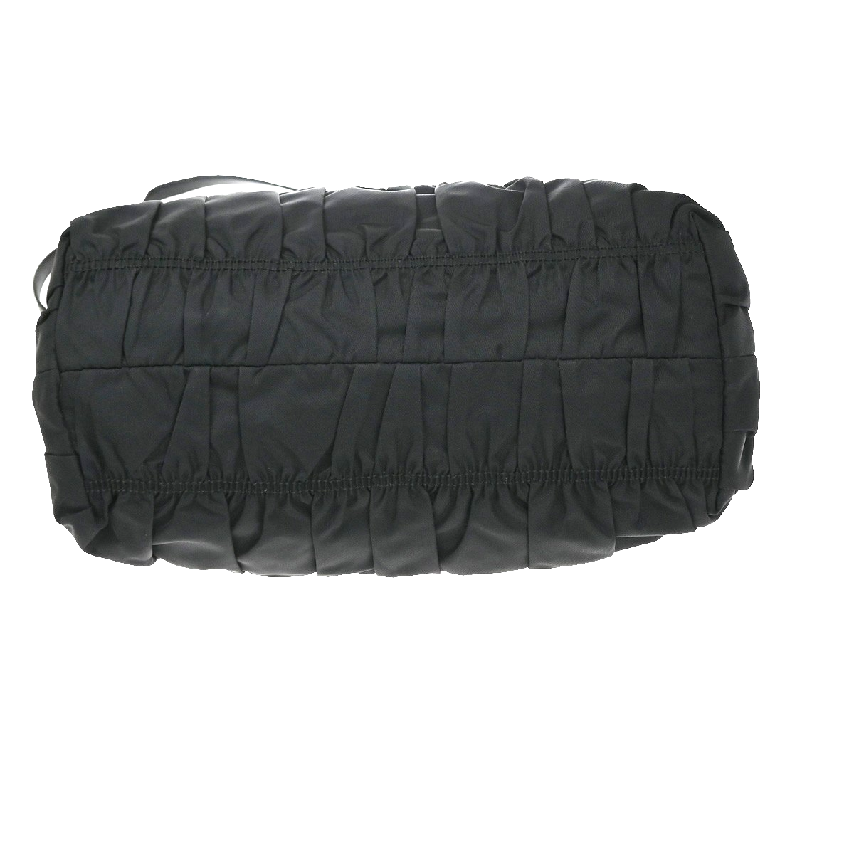 PRADA Tessuto  Gaufre 2Way Shoulder Hand Bag Nylon Leather Black SHW 86YJ140