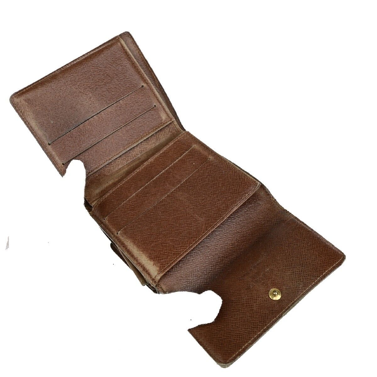 LOUIS VUITTON LV 4 Set Wallet Pen Case Monogram Epi Leather Brown Black 61KA450