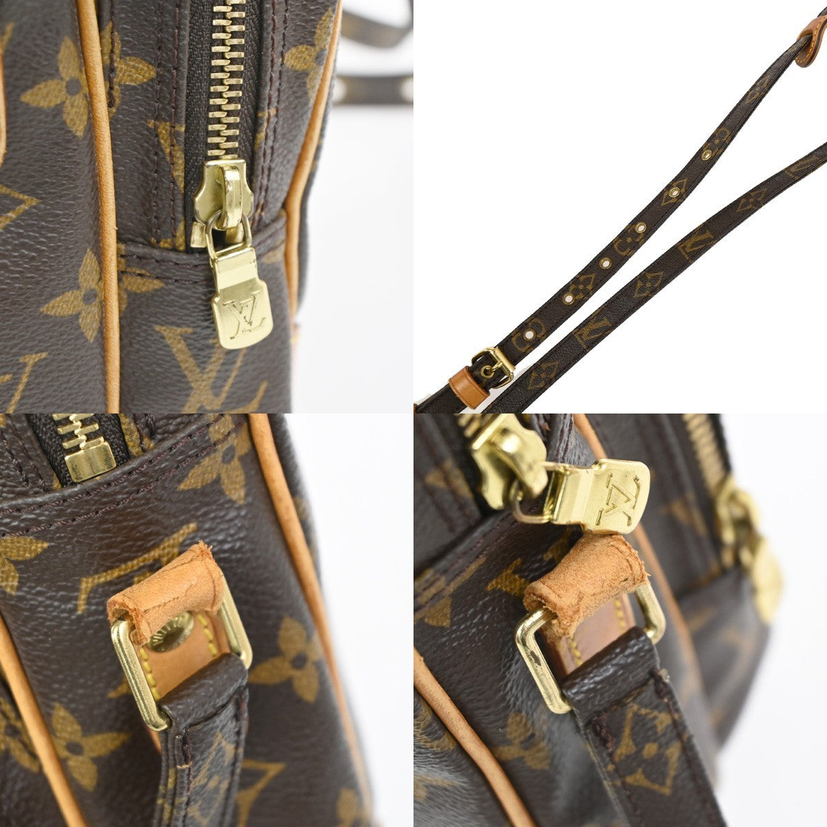 LOUIS VUITTON Amazon Crossbody Shoulder Bag Monogram Leather BN M45236 87MA596
