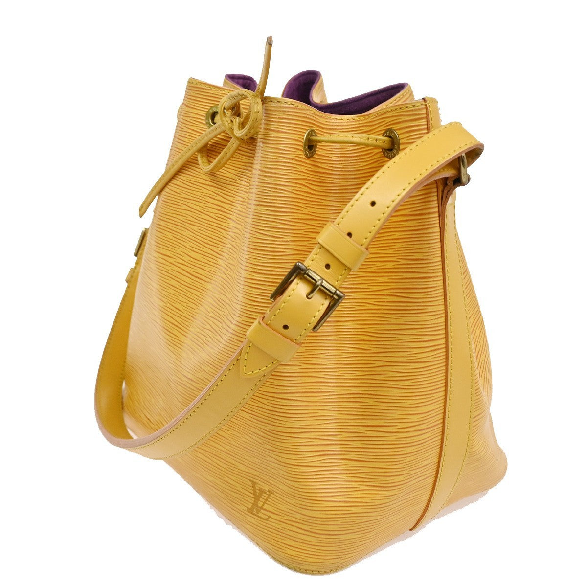 LOUIS VUITTON Petit Noe Drawstring Shoulder Bag Epi Leather YW M44107 80TA576