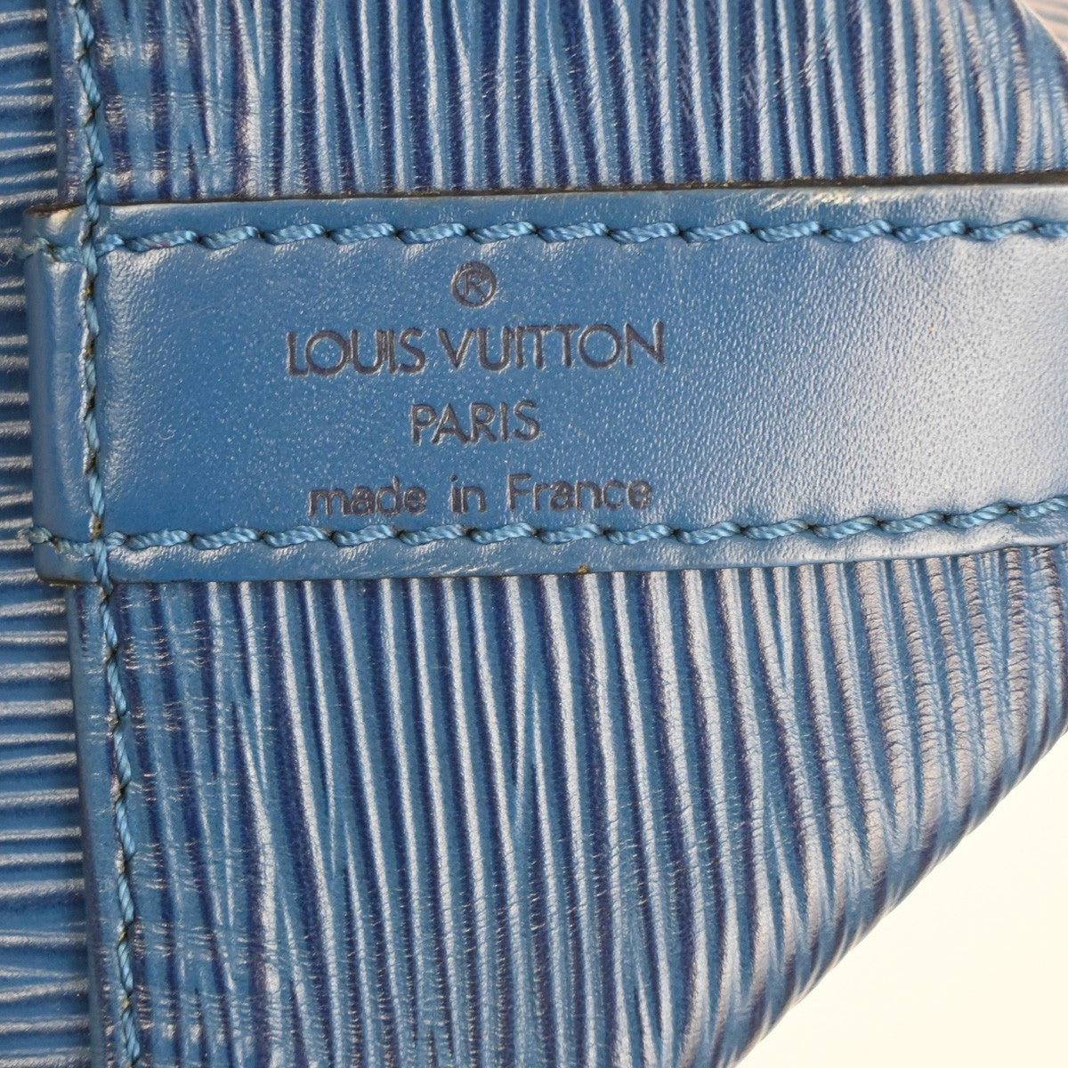 LOUIS VUITTON LV Petit Noe Shoulder Bag Epi Leather Blue France M44105 36KC251