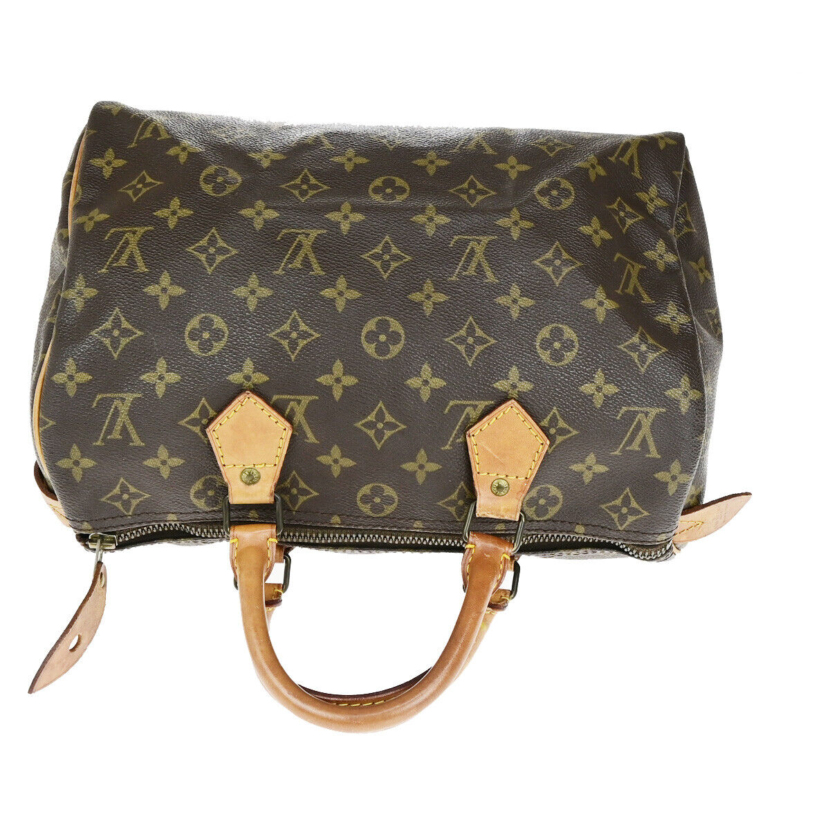 LOUIS VUITTON Speedy 30 Travel Hand Bag Monogram Leather Brown M41526 73SJ490