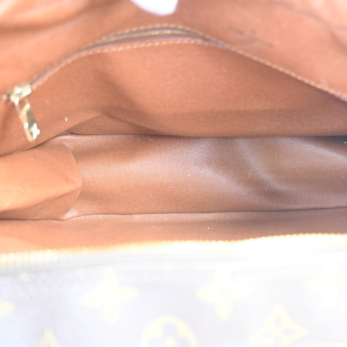 LOUIS VUITTON Boulogne 35 Shoulder Bag Monogram Leather Brown M51260 82KC655