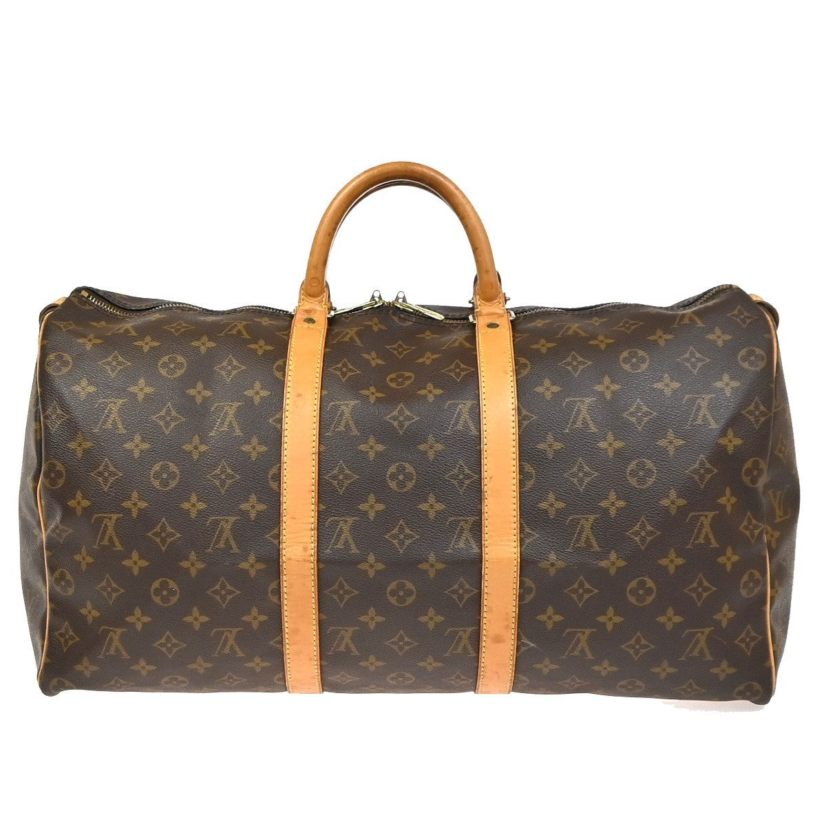 LOUIS VUITTON Keepall 50 Travel Hand Bag Monogram Leather Brown M41426 79YH910